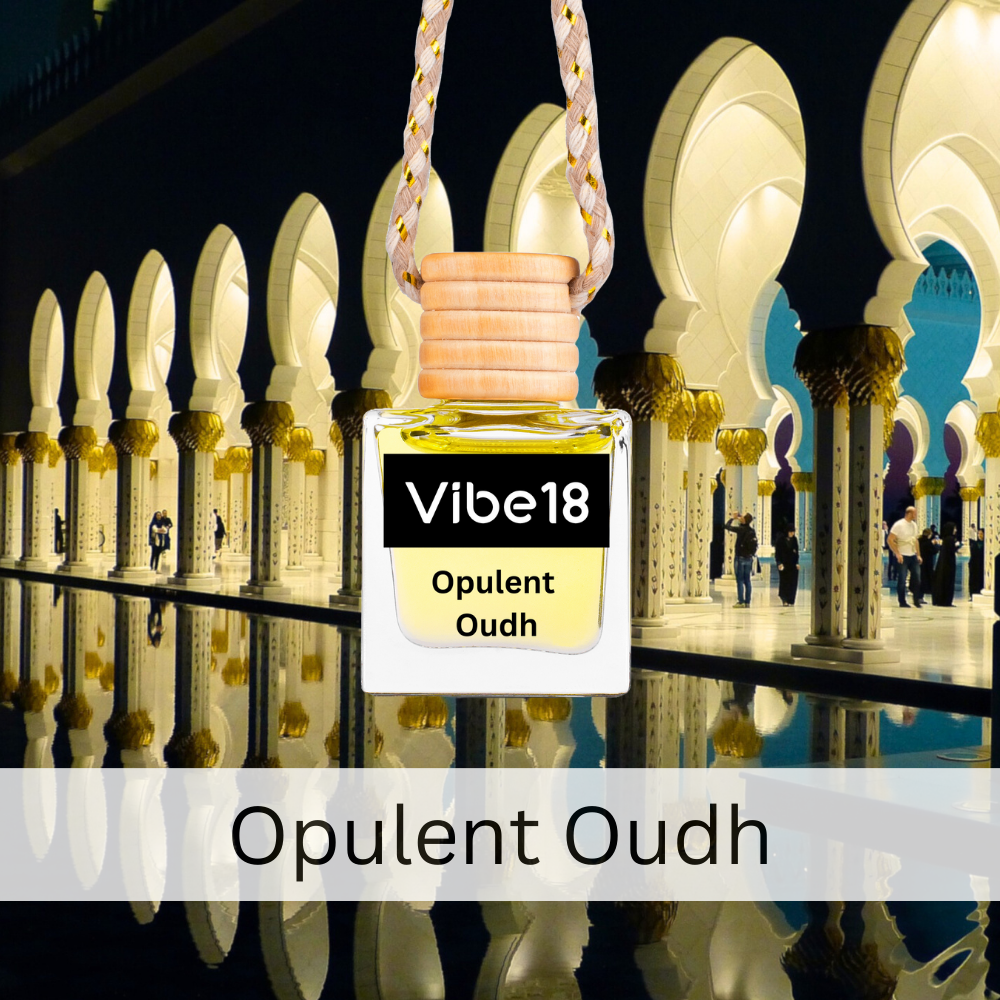 Opulent Oudh Car Perfume - Up to 60 Days Long-Lasting and Refreshing Car Air Freshener